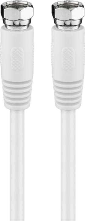Goobay SAT-antennekabel (80 dB), dobbeltskjermet F-plugg > F-plugg (helskjermet), 5 m