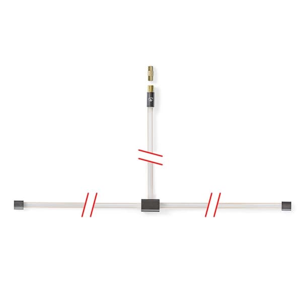 Nedis Coax Cable | IEC (Coax) Han | IEC (Coax) Han | Guldplateret | 50 Ohm | Uskærmet | 2.00 m | Fladt | PVC | Antracit | Box