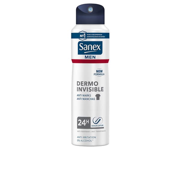 SANEX INVISIBLE DERMO MEN deo spray 200 ml