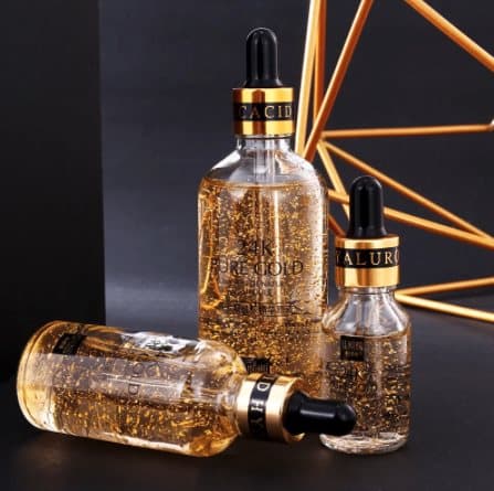 gold serum 24 K ljusare hud no pores koncentrerad