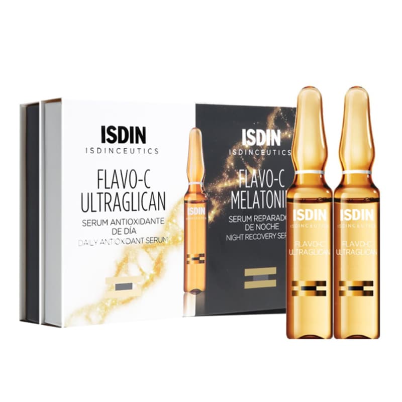Antioksidant Serum Melatonin + Ultraglican Isdin (20 uds)
