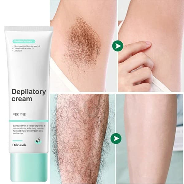 60ml hårfjerning creme smertefri permanent hårfjerner armhuler ben arme hud pleje