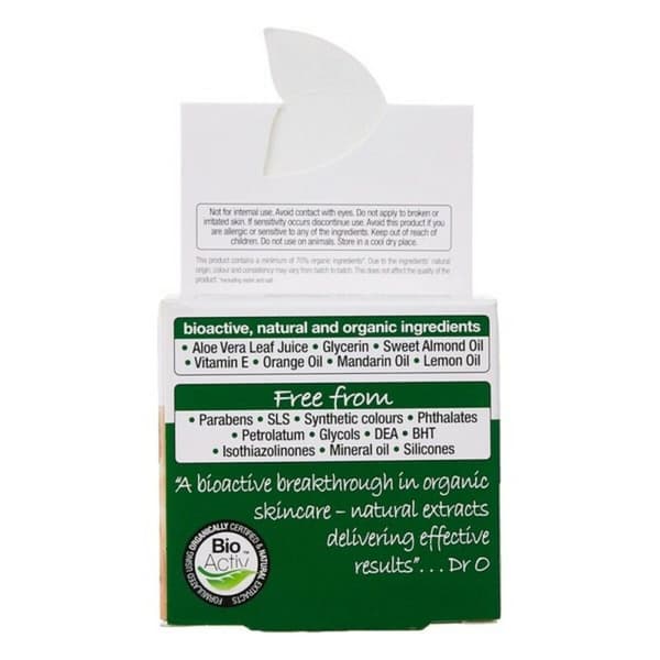 Fugtgivende ansigtscreme Aloe Vera Concentrated Cream Dr.Organic Aloe Vera 50 ml