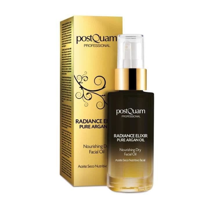TORR OLJA FÖR ANSIKTET ELIXIR STRÅLNING MED REN ARGAN HIGH NUTRITION 30 ML POSTQUAM