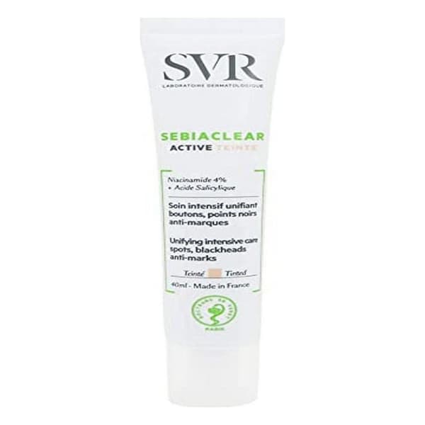 Fuktighetskräm med sminkad effekt SVR Sebiaclear Motverkar ojämnheter 40 ml