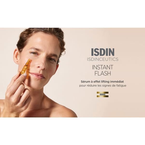 Soin - ISDIN - Isdinceutics Instant Flash - 5 ampuller av 2ml - Liftingeffekt - Utan parabener