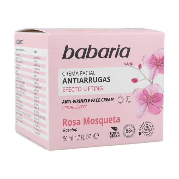 Anti-rynk ansiktskräm med nypon - Babaria - LIFTING EFFECT - 50ml