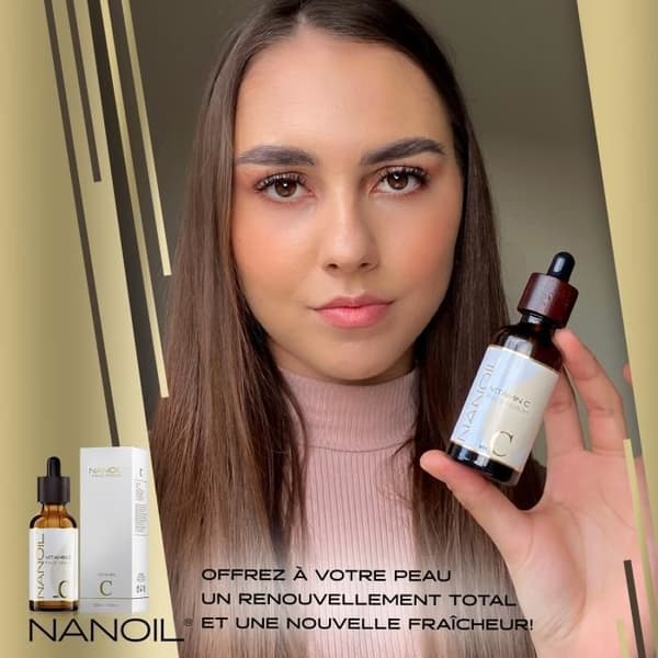Nanoil Vit Vitamin C Ansiktsserum. C Face Serum 50ml - Ljusande, upplysande och anti-aging ansiktsserum