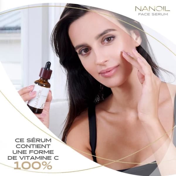 Nanoil Vit Vitamin C Ansiktsserum. C Face Serum 50ml - Ljusande, upplysande och anti-aging ansiktsserum