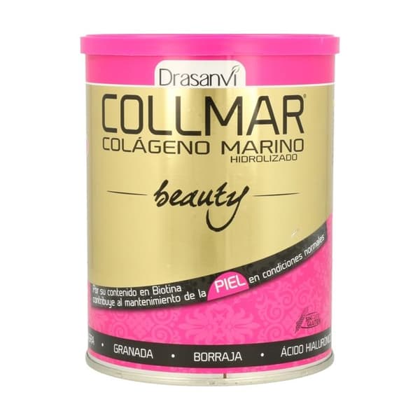 Collmar Beauty 275 g - Enzymatiskt hydrolyserat marint kollagen, nattljusolja, granatäpple, gurkörtsolja, vitamin C och H-syra