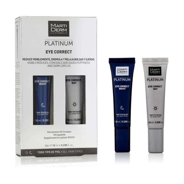 Ögonkräm - MartiDerm - Platinum Eye Correct - 10ml dag och natt - återfuktning - mörka ringar
