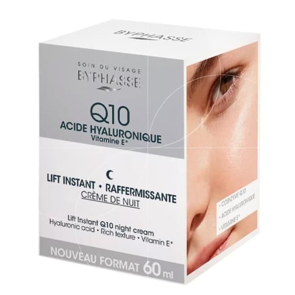 Nattkräm - Ej specificerad - Q10 - Hyaluronsyra - Vitamin E - 60ml