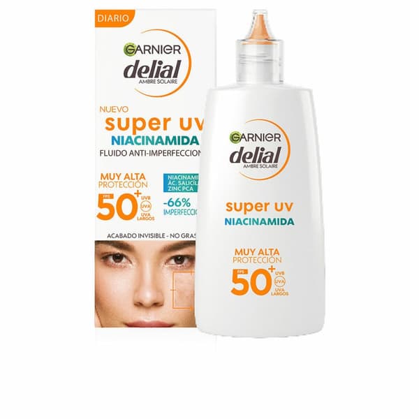 Anti-Defekt Behandling Garnier Delial Super Uv Spf 50 40 ml Niacinamid
