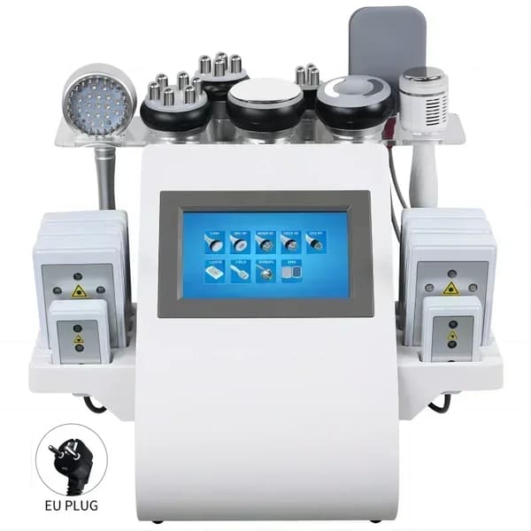 9 I 1 Ultraljuds Liposuktionsmaskin, Multiteknologiskt Slimming, Touchskärmskontroll,220V-EU-KONTAKT