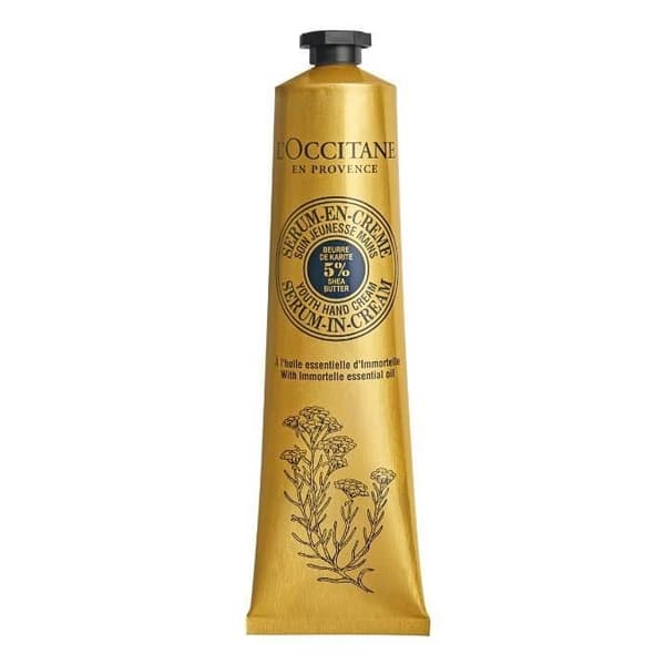 Nutre, repara, y suaviza las manos y uñas L'Occitane En Provence Serum i Cream Rejuvenating Manos Siempreviva está formulerad c