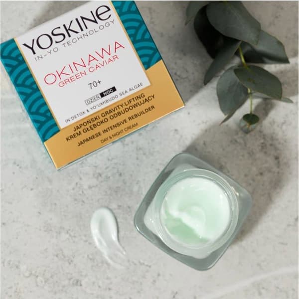 Anti-aging behandling - anti-rynkbehandling Yoskine Okinawa Green Caviar Day - Night Cream 70+