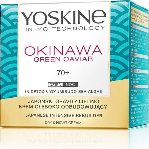 Anti-aging behandling - anti-rynkbehandling Yoskine Okinawa Green Caviar Day - Night Cream 70+