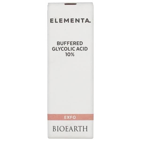 Lösning av Glykolsyra - Bioearth - 10% - 15 ml - Exfolierande - Aloe Vera - pH 4