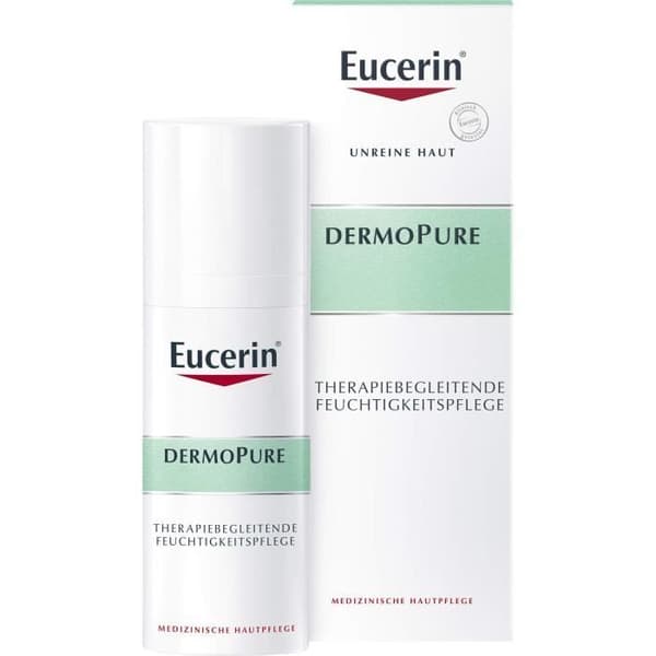 Eucerin DermoPure therapiebegleitende Feuchtigkeitspflege, 50 ml kräm