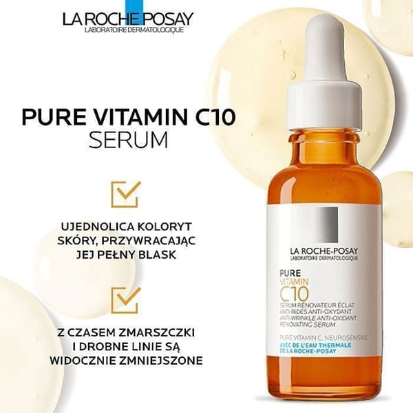 Sérum Anti-Rynkor - LA ROCHE-POSAY - Ren Vitamin C12 - 30 ml - Blandhud - Hypoallergenisk