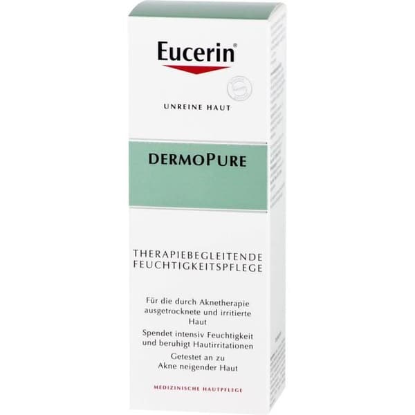 Eucerin DermoPure therapiebegleitende Feuchtigkeitspflege, 50 ml kräm