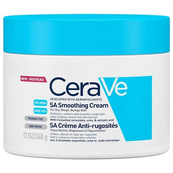 Cream - Cerave - SA Anti-Roughness - 340g - Hypoallergen - För torr hud