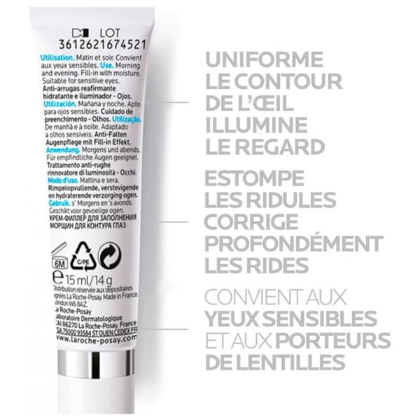 Anti-aging kräm - La Roche Posay - Redermic C - 15 ml - Hypoallergen - Känslig hud