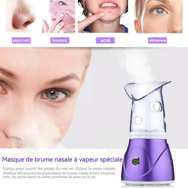INN Facial Steamer 10 Minutes Längd Avancerad Jonisk Steam for Skin Ansiktsångare Anti-rynkor Ansiktsskönhetsvård vi