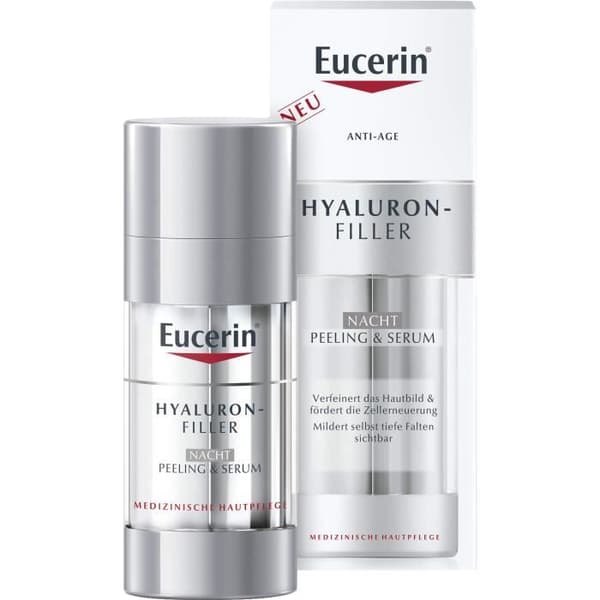 Eucerin Anti-Age Hyaluron-Filler Nattpeeling &amp; Serum, 30 ml Lösning