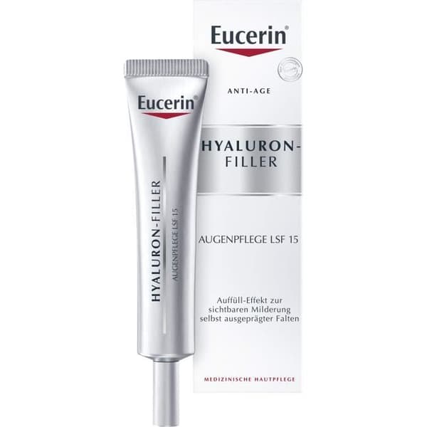 Eucerin Anti-Age Hyaluron-Filler Ögonkräm LSF 15, 15 ml Ointment