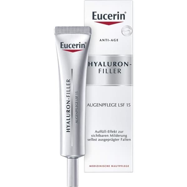 Eucerin Anti-Age Hyaluron-Filler Ögonkräm LSF 15, 15 ml Ointment