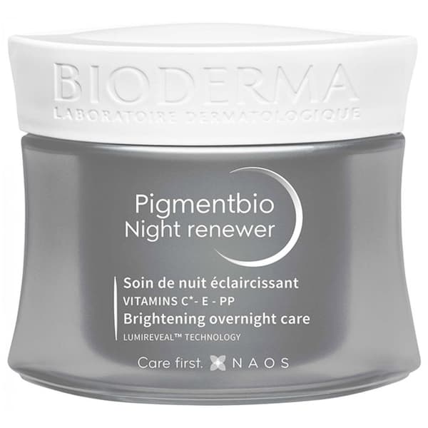 Nattkräm - Bioderma - Pigmentbio Night Renewer - Anti-fläckar - 50ml - Utan parabener