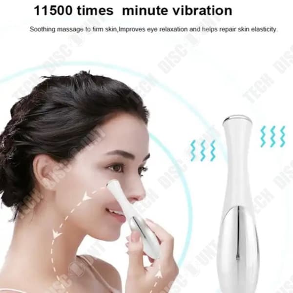 TD® Eye Massager Anti-Rynkle Anti-Aging Negativ jonmassage Eliminera mörka ringar och påsar under ögonen