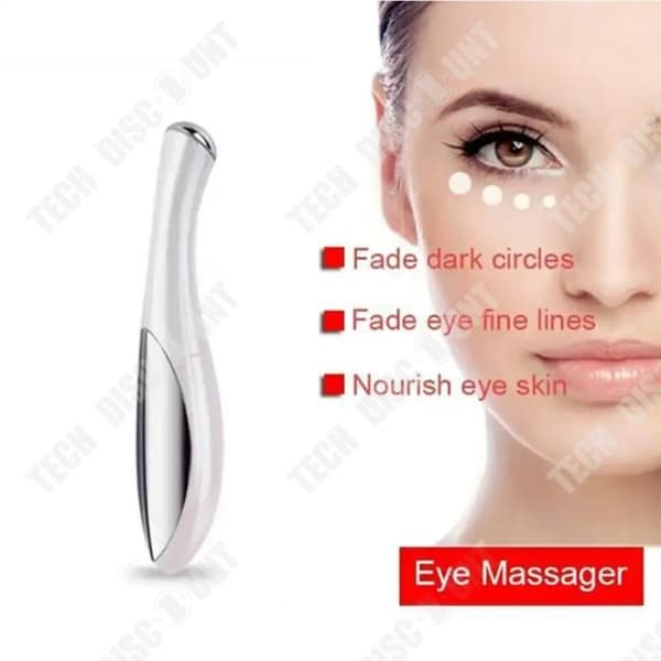 TD® Eye Massager Anti-Rynkle Anti-Aging Negativ jonmassage Eliminera mörka ringar och påsar under ögonen