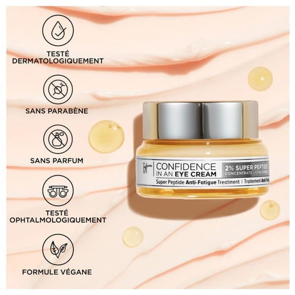 Ögonkräm - It Cosmetics - Confidence in an Eye Cream - 15 ml - Vegansk - Hyaluronic Acid