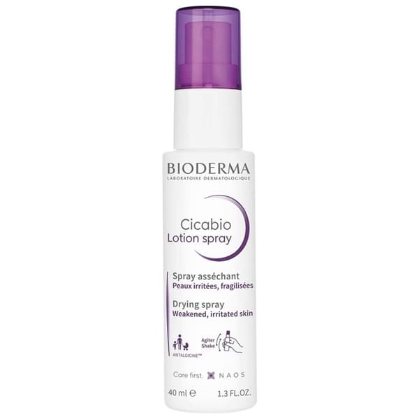 Lotion Spray Reparande Torkande - Bioderma - Cicabio - 40ml - Hypoallergen - Känslig Hud