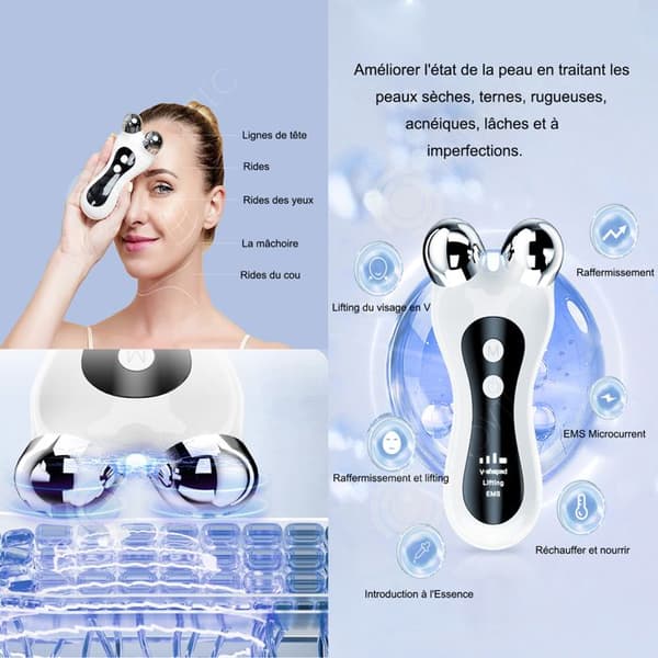 INN Anti Wrinkle Device 400mAh Face Beauty Device Hud Care Beauty Device med lyftande massage uppstramande