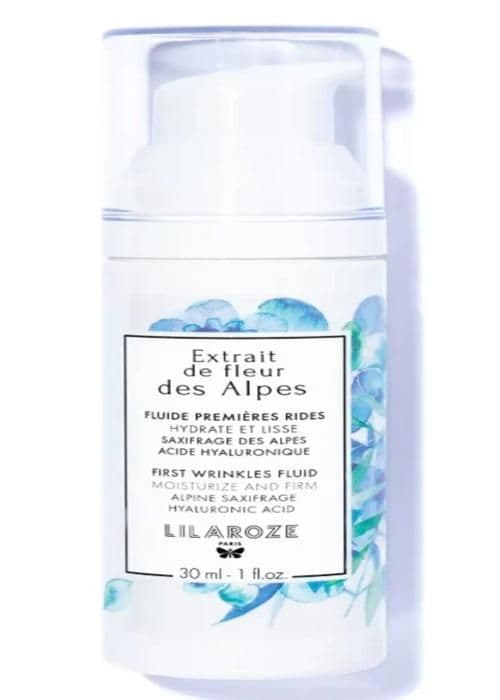 LilaRoze - Fluide Första Rynkor Utdrag från Alpblomma 30 ml - Anti-Aging Kräm - Rynkförebyggande
