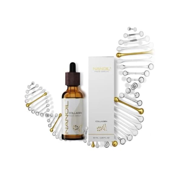 Nanoil Collagen Face Serum 50ml - Utjämnande, plumpande och regenererande serum rikt på kollagen
