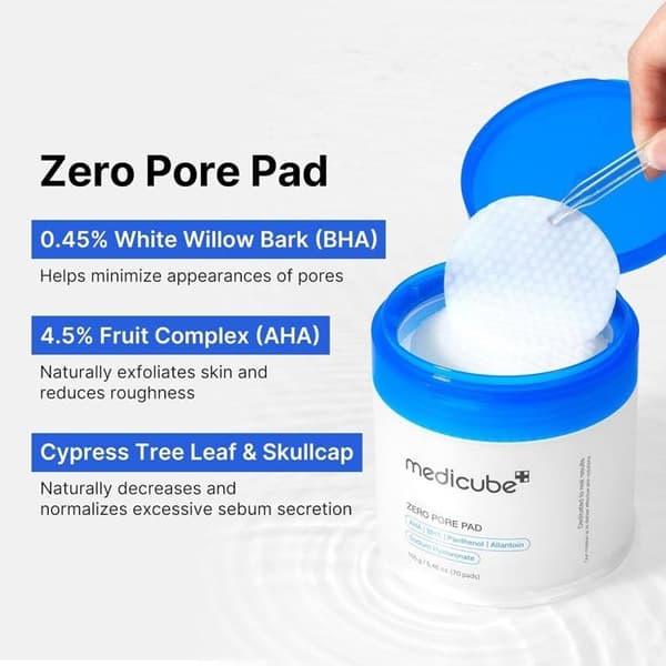 Medicube ZERO PORE PAD 2.0 - 70st.