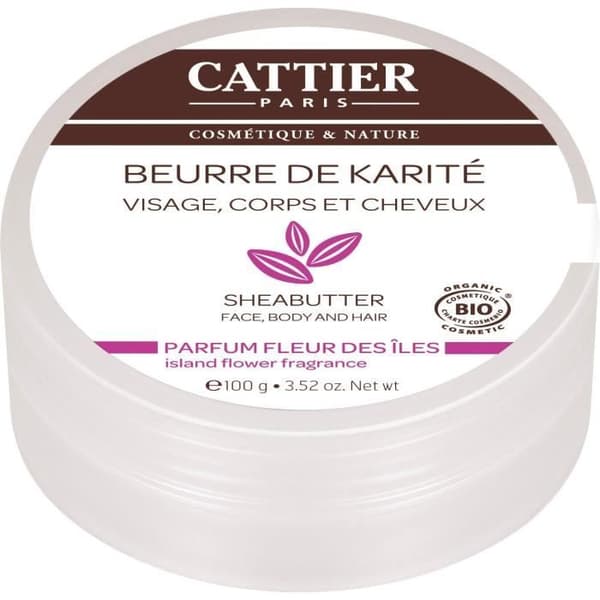 Cattier Shea Butter Flavour Island Flower 100g