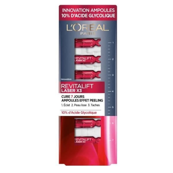 L'Oréal Paris Revitalift Laser Cure 7 ampuller med peelingeffekt x7