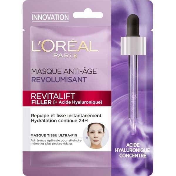 L'Oréal Dermo Expertise Revitalift Filler + Hyaluronic Acid Anti-Aging Tygmask