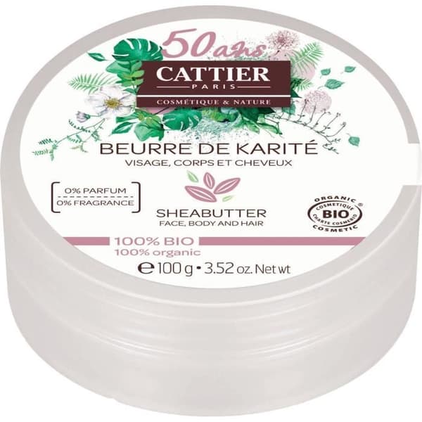 Cattier Sheasmör 100% EKOLOGISKT 100g