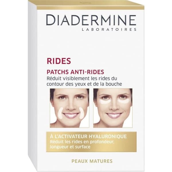 DIADERMINE Anti-Wrinkle Face Patches - 3D Wrinkle Expert - 12 plåster