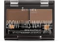 Miniatyrbild 1 av 4: Rimmel - 34666640002 - Brow This Way Kit för att Omforma Brynen Mörkbrun, Puder 0,04 Ounce, Vax 0,03 Ounce