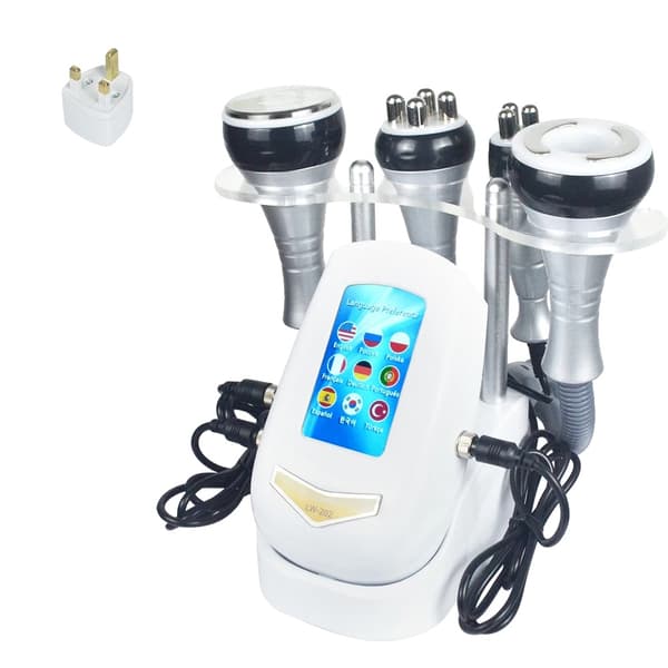 40K 4-i-1 Kavitation Slimming Maskin, Ultraljudsteknologi, Huduppstramande RF,110V, Guld