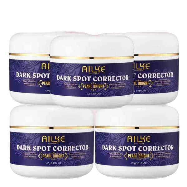 Glutathione Hudvårdskit, Mörka Fläckar Borttagning, Upplyftande Tvål, 5-pack kräm