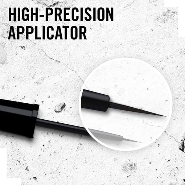 Konturpenna för ögon Rimmel - 34003656001 - Glam'Eyes - Flytande eyeliner - Black Glamour (Svart) - 3 -5 ml