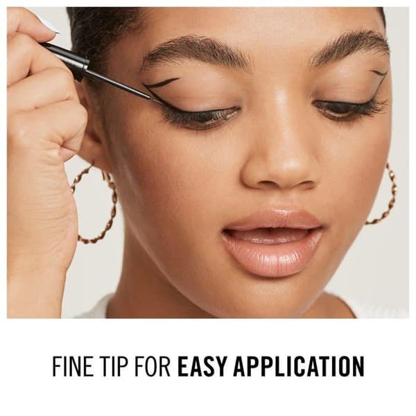 Konturpenna för ögon Rimmel - 34003656001 - Glam'Eyes - Flytande eyeliner - Black Glamour (Svart) - 3 -5 ml